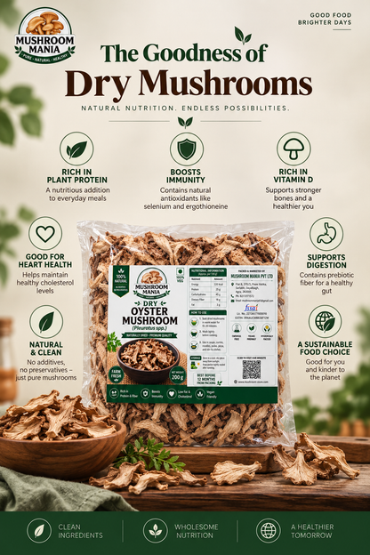 Dry Oyster Mushroom 200g